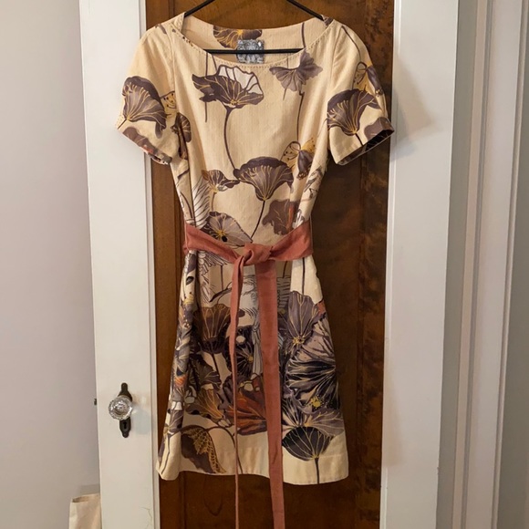 Anthropologie Dresses & Skirts - Floreat Snowy Egrets Dress